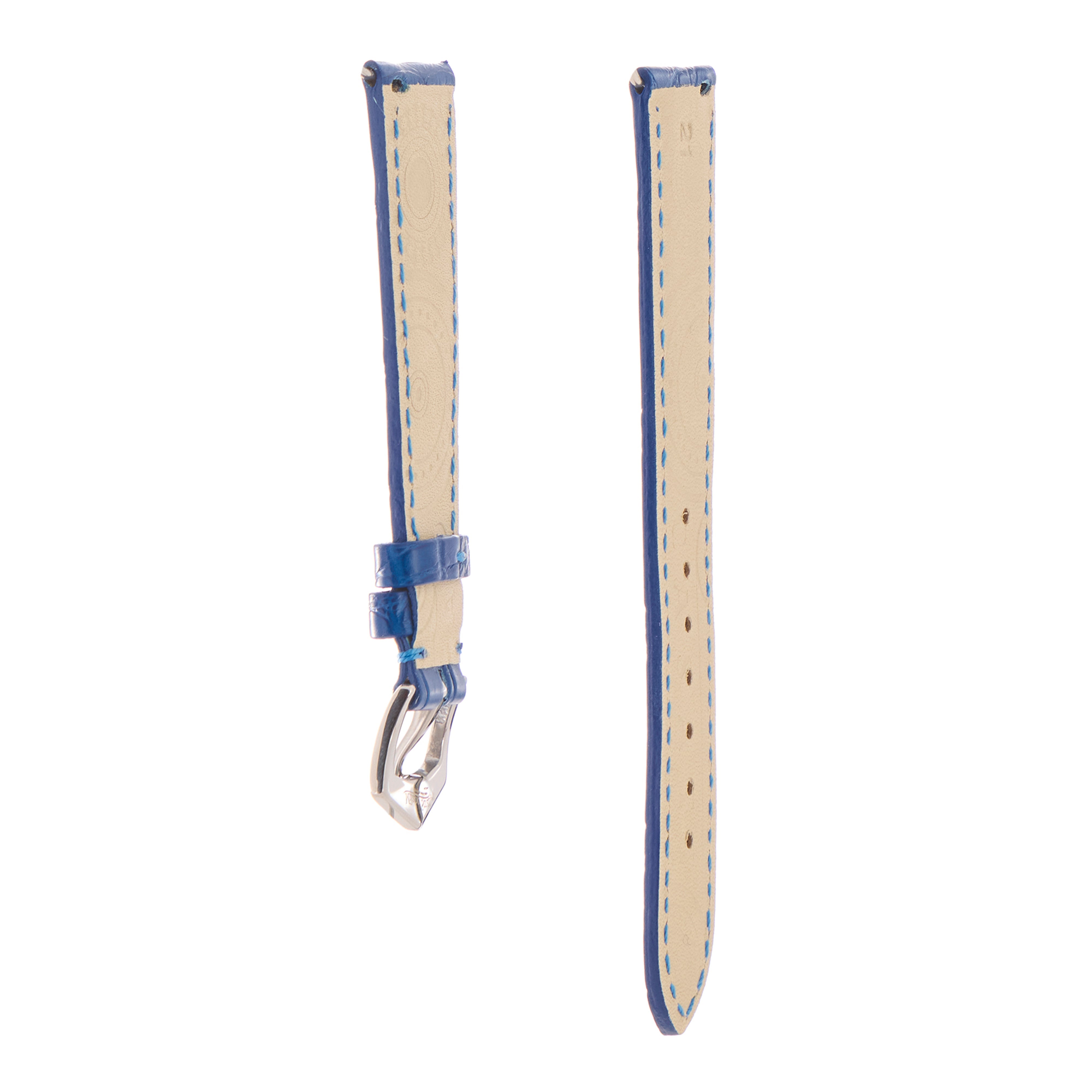 Matt Light Blue Alligator Watch Strap