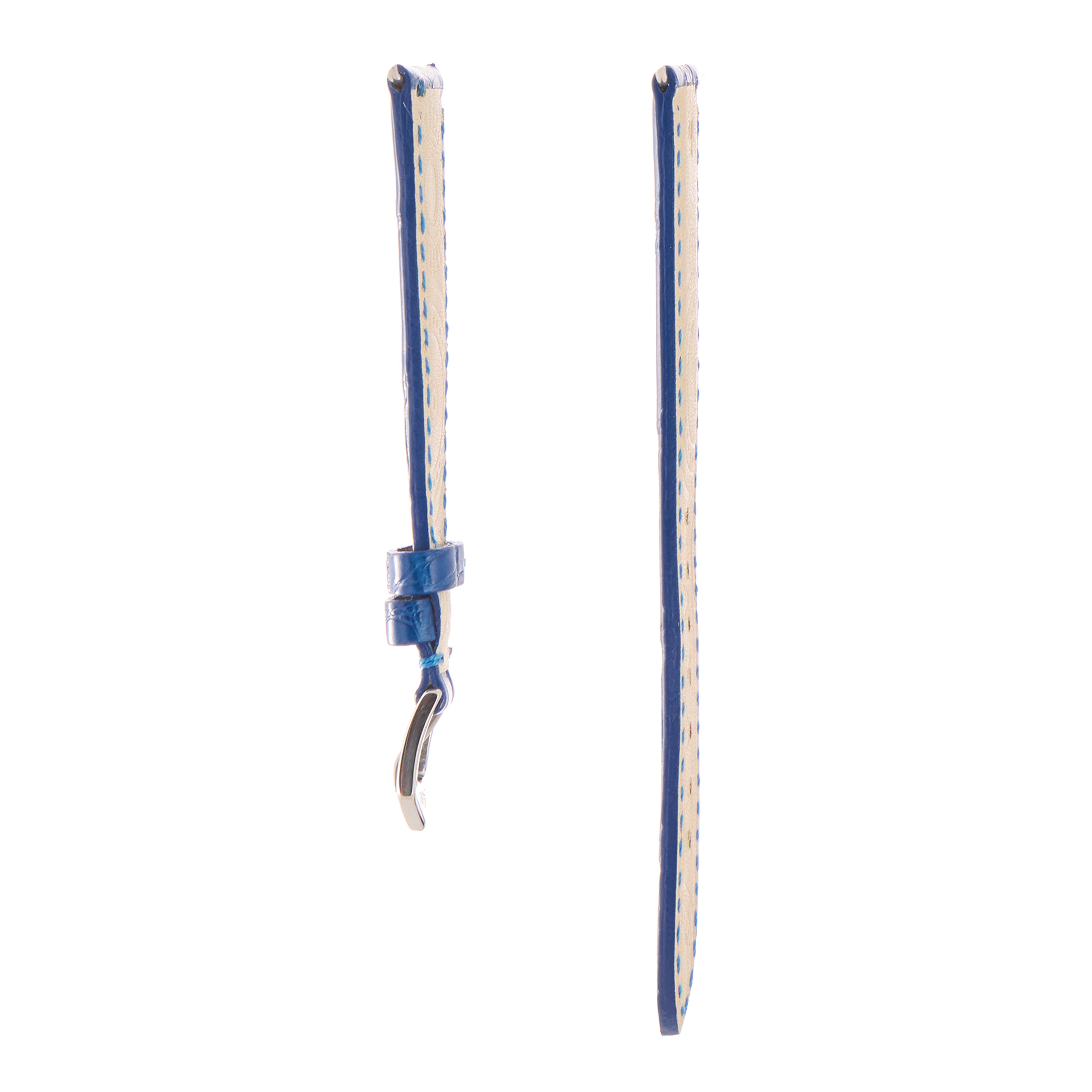 Matt Light Blue Alligator Watch Strap