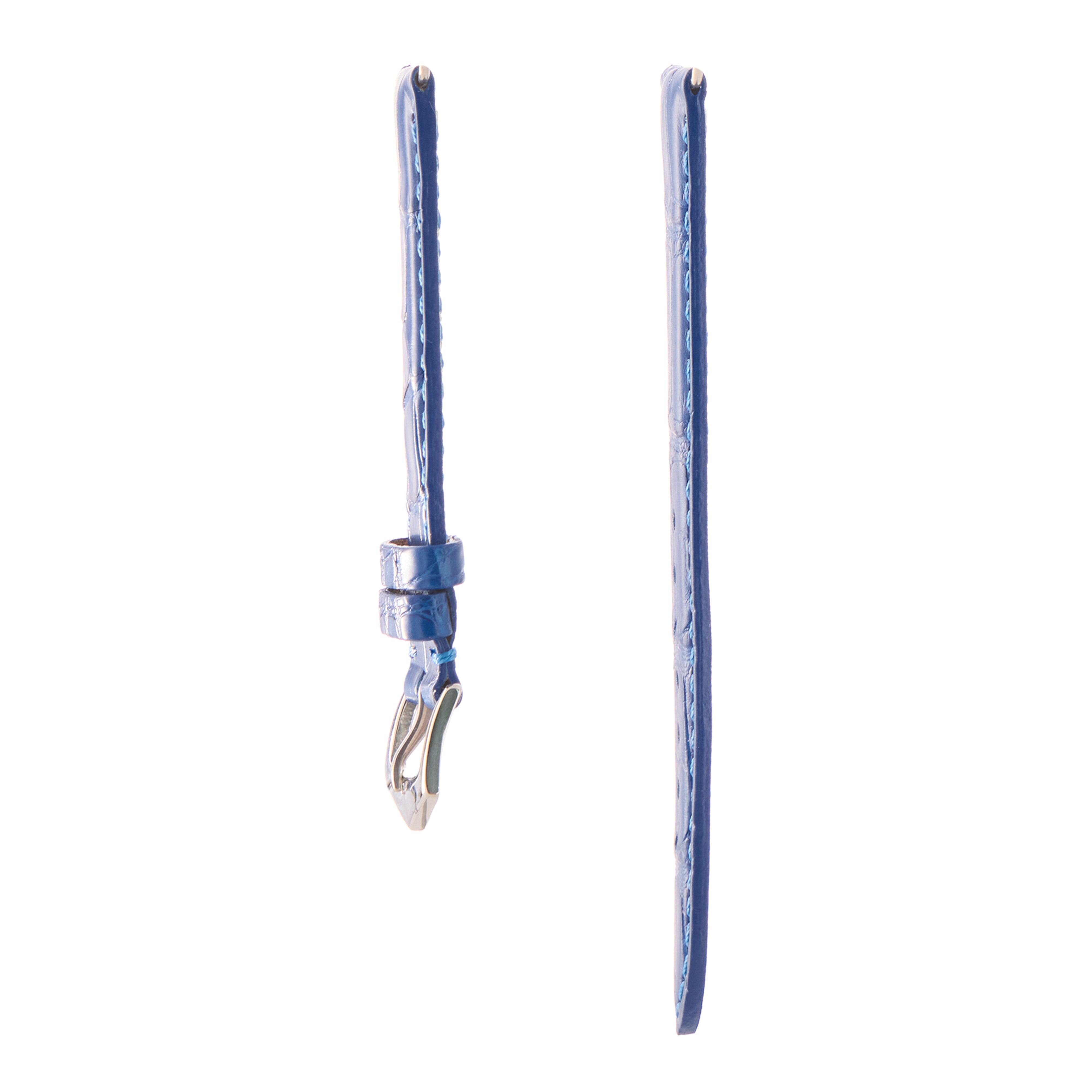 Matt Light Blue Alligator Watch Strap