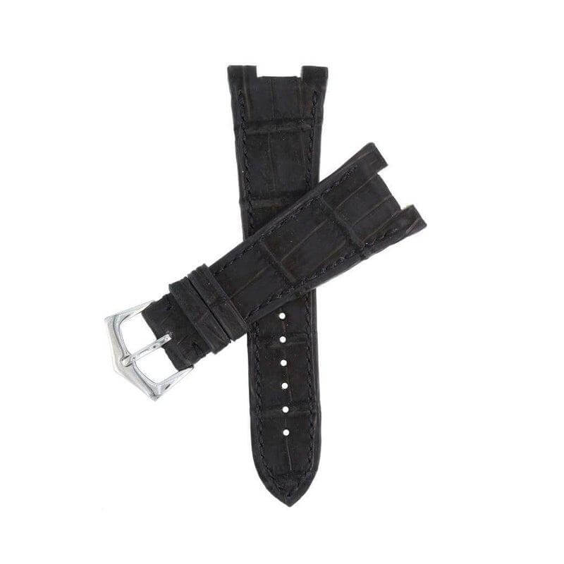 Black Nubuck Alligator Strap Patek Philippe Compatible