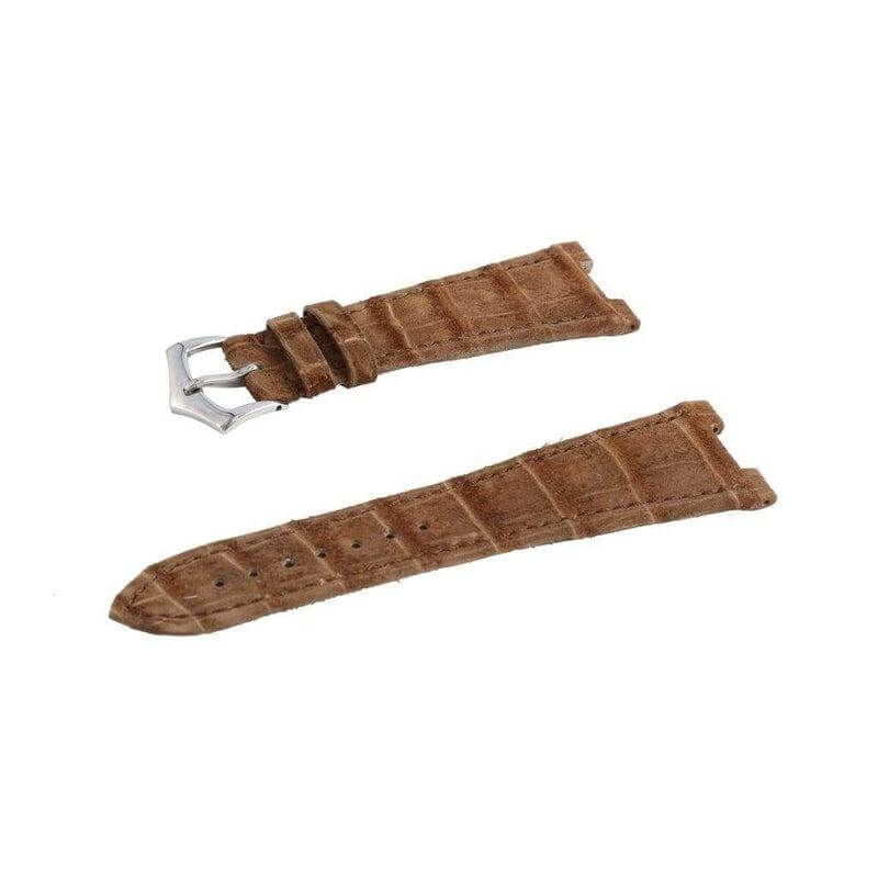 Brown Alligator Nubuck Watch Strap Patek Philippe Compatible