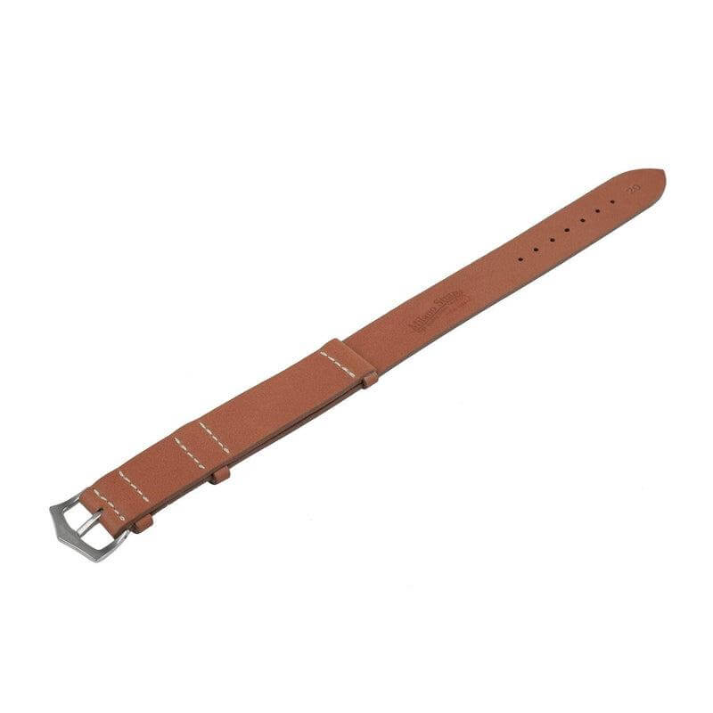 Brown Grand Cavalier Cuir Military Watch Strap