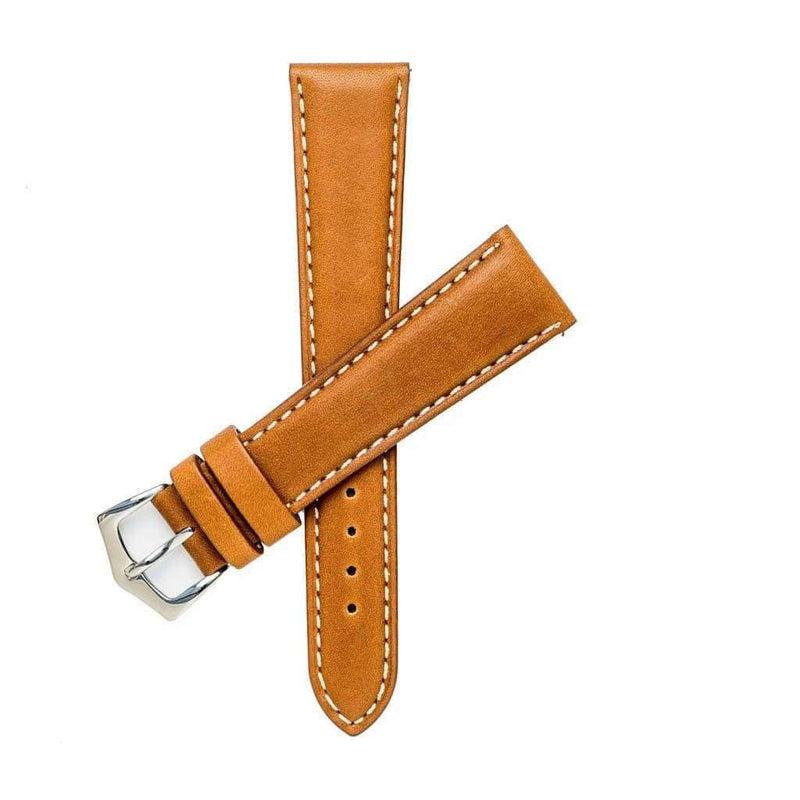 Cognac Gran Cuir Leather Watch Strap