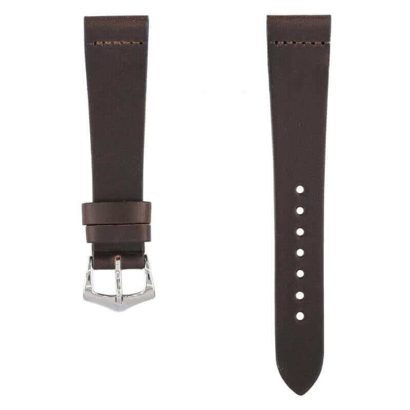 Dark Brown Vintage Leather Watch Strap