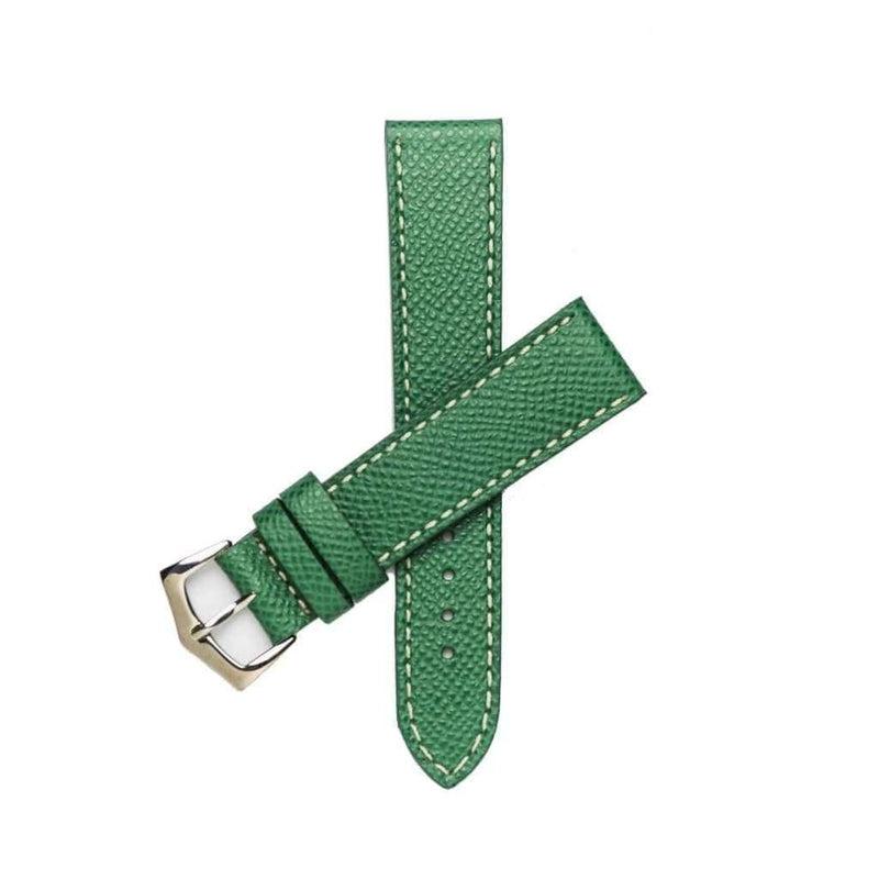 Emerald Green Epsom Leather Watch Strap – Premium Italian Craftsmanship