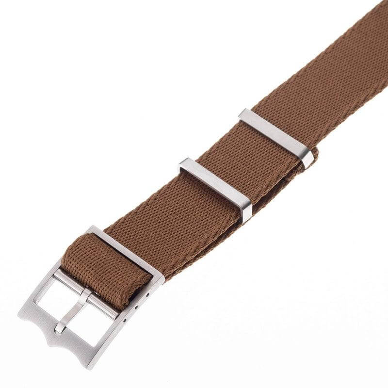 Eco-Friendly Nylon Military Watch Strap Kaki- Tudor Watch Style