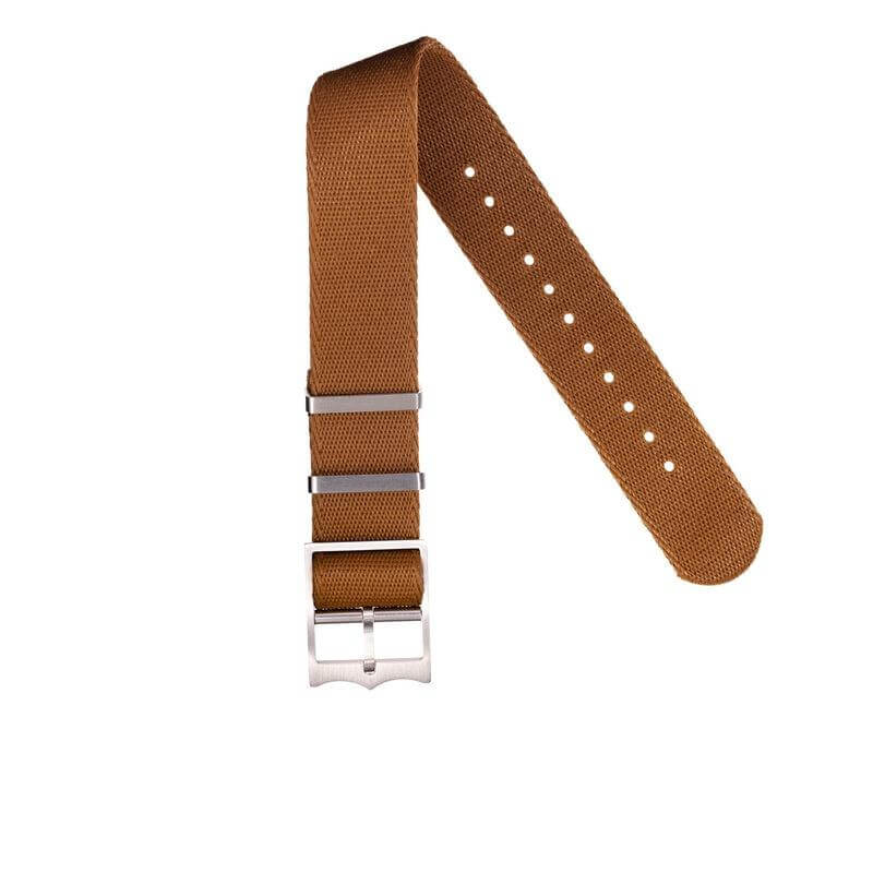 Eco-Friendly Nylon Military Watch Strap Kaki- Tudor Watch Style