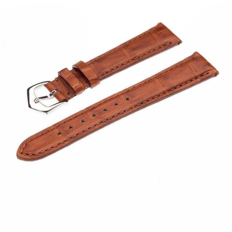 Apple Watch Leather Band ™ Cognac Matt Alligator Watch Band