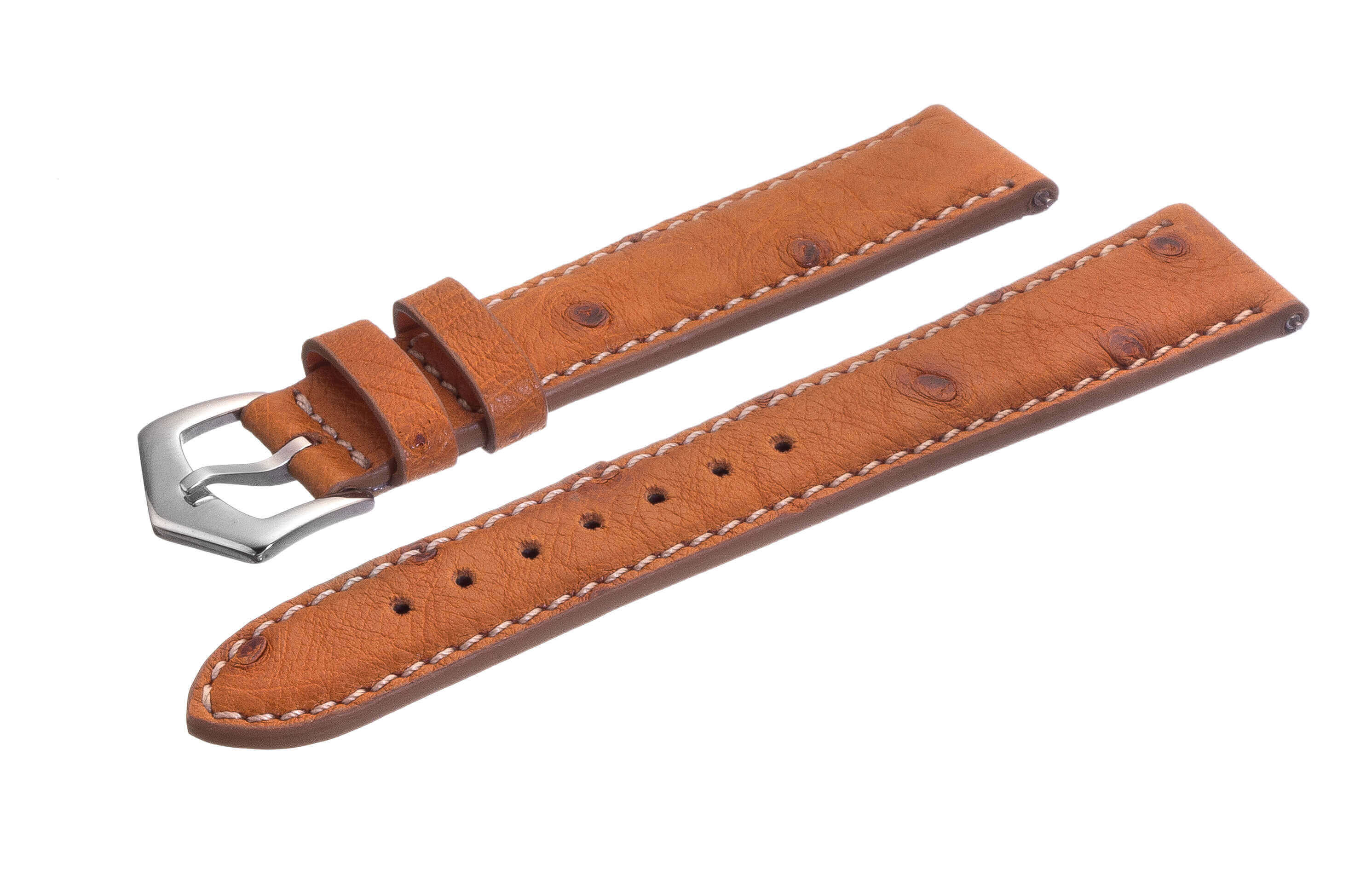 Apple Watch Leather Band ™ Cognac Ostrich Leather Straps