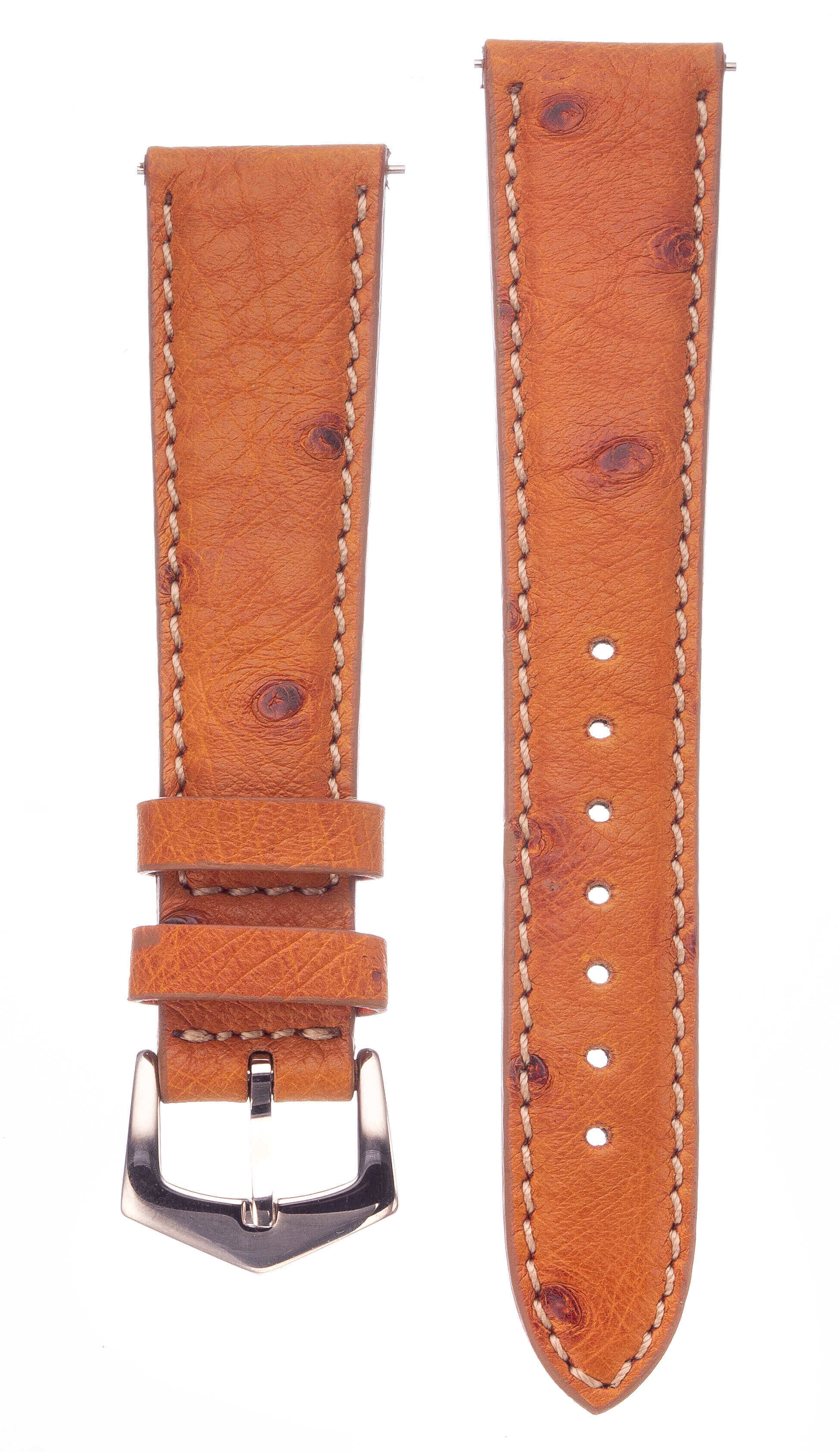 Apple Watch Leather Band ™ Cognac Ostrich Leather Straps