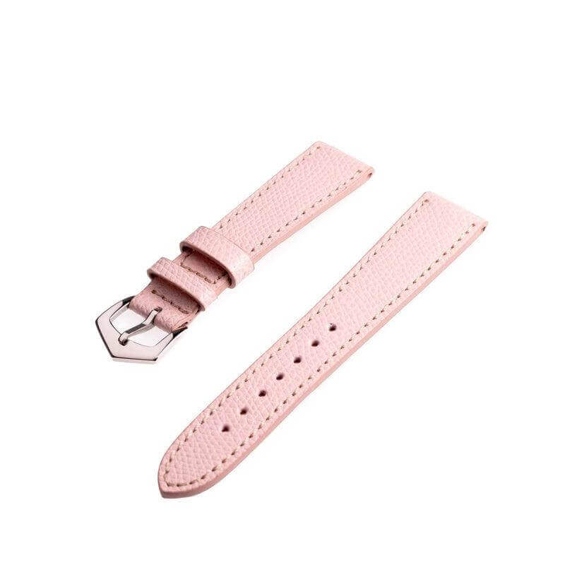 Apple Watch Leather Band ™ Hammered Pink Ecru Stitches