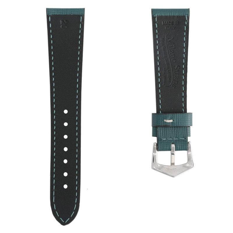 Green Saffiano Leather Watch Strap