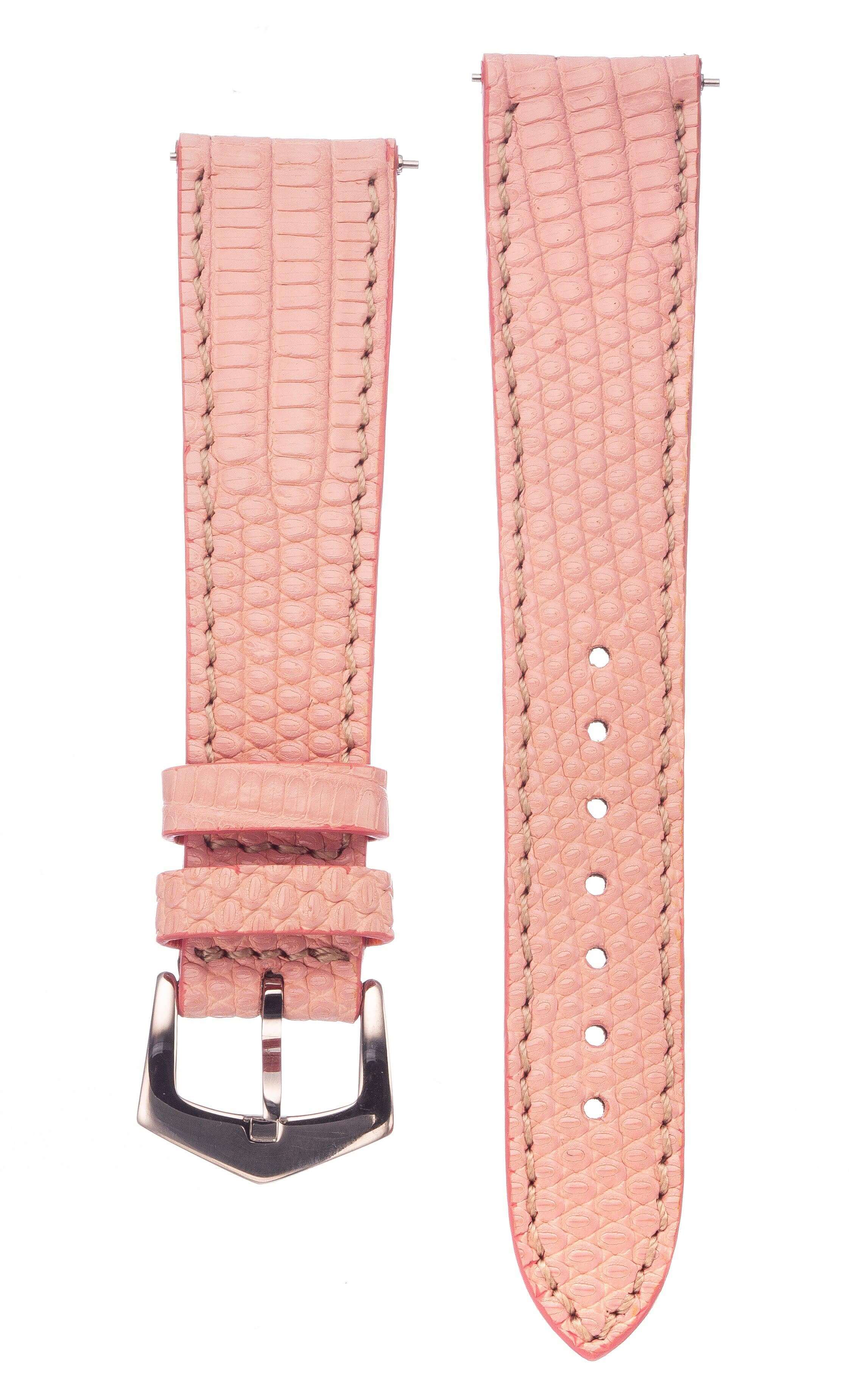 Pink Lizard Watch Strap