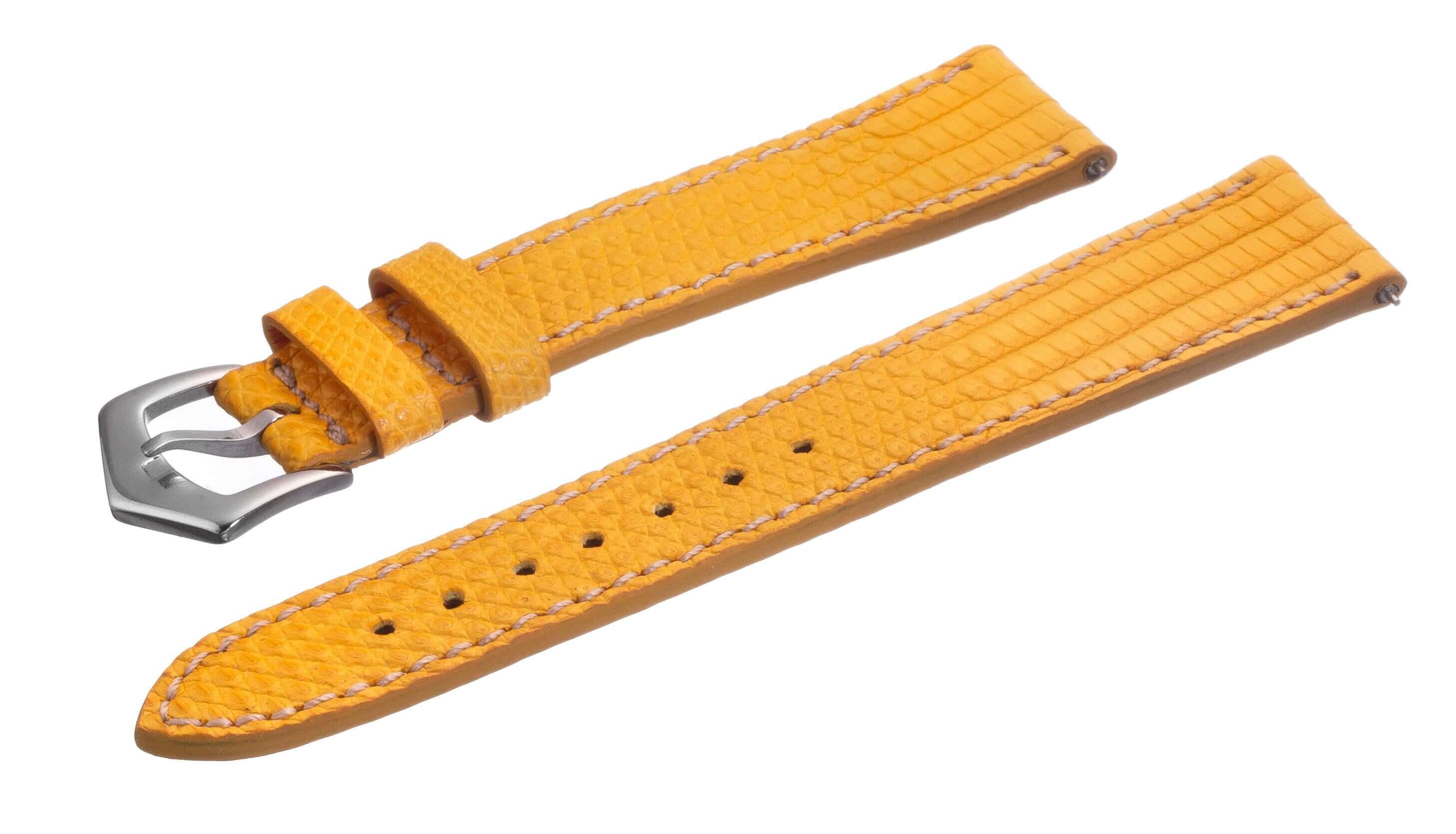 Yellow Lizard Apple Watch™ Leather Band