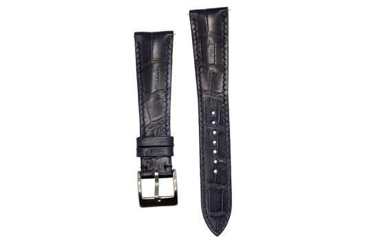 Handmade Rembordé Folded Edge Alligator Belly Leather Strap - Integrated Fit