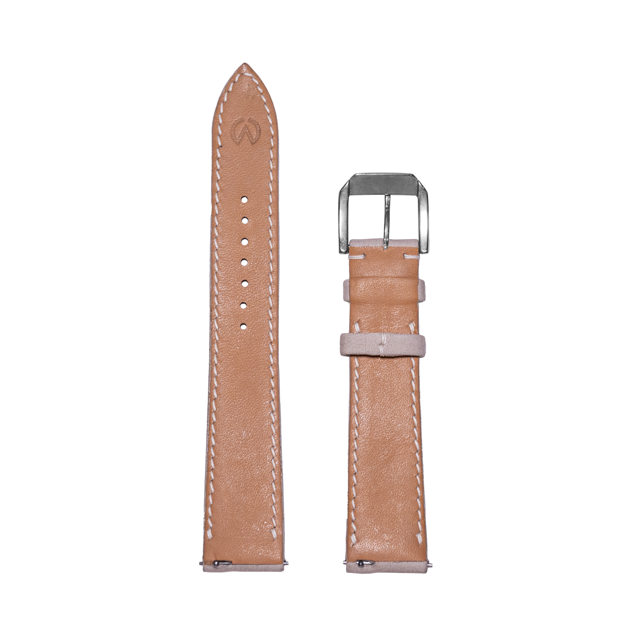 Handmade Rembordé Folded Edge Nubuck Leather Strap - Universal Fit